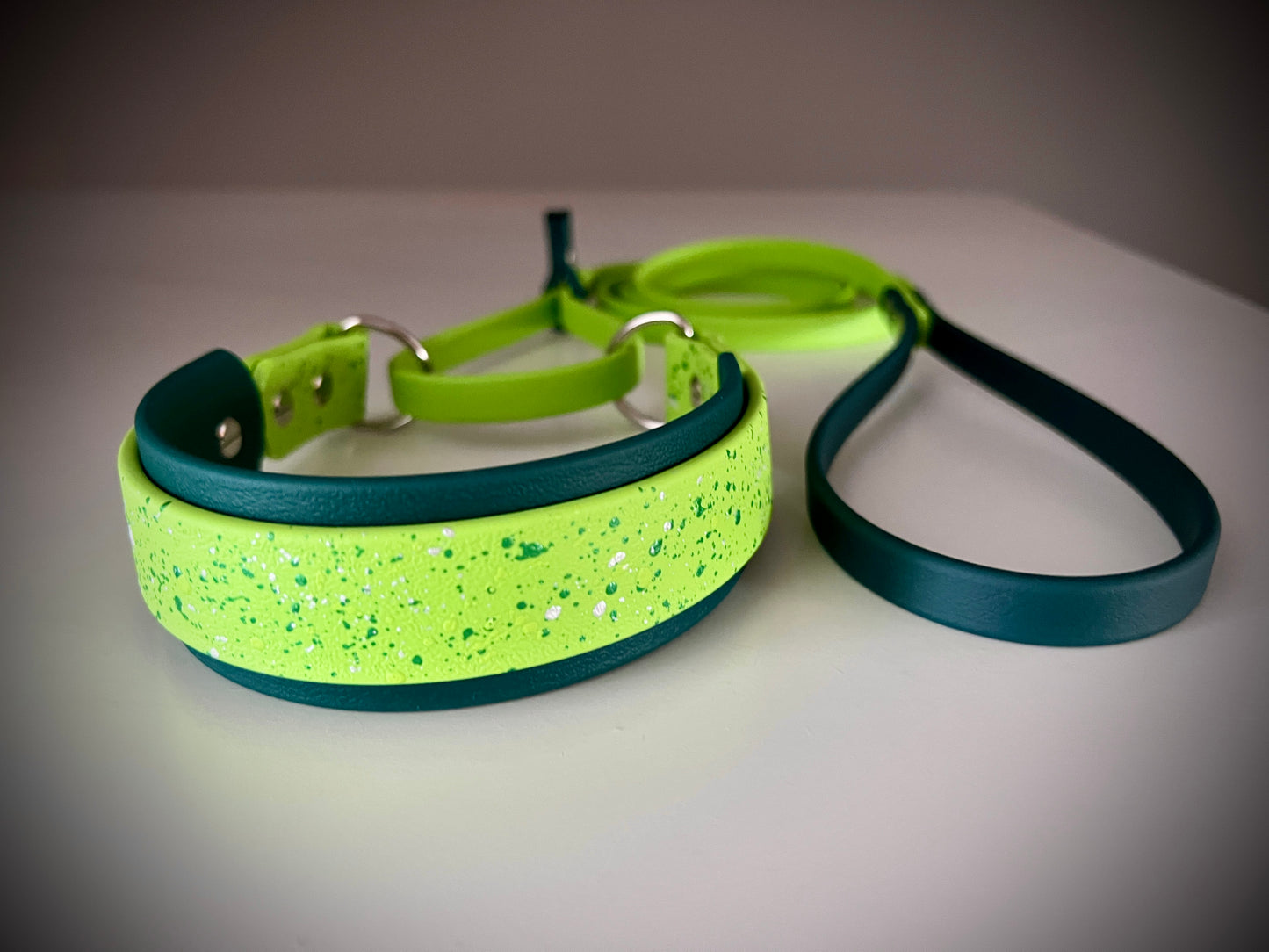 French Martingale Leash "Speckled"