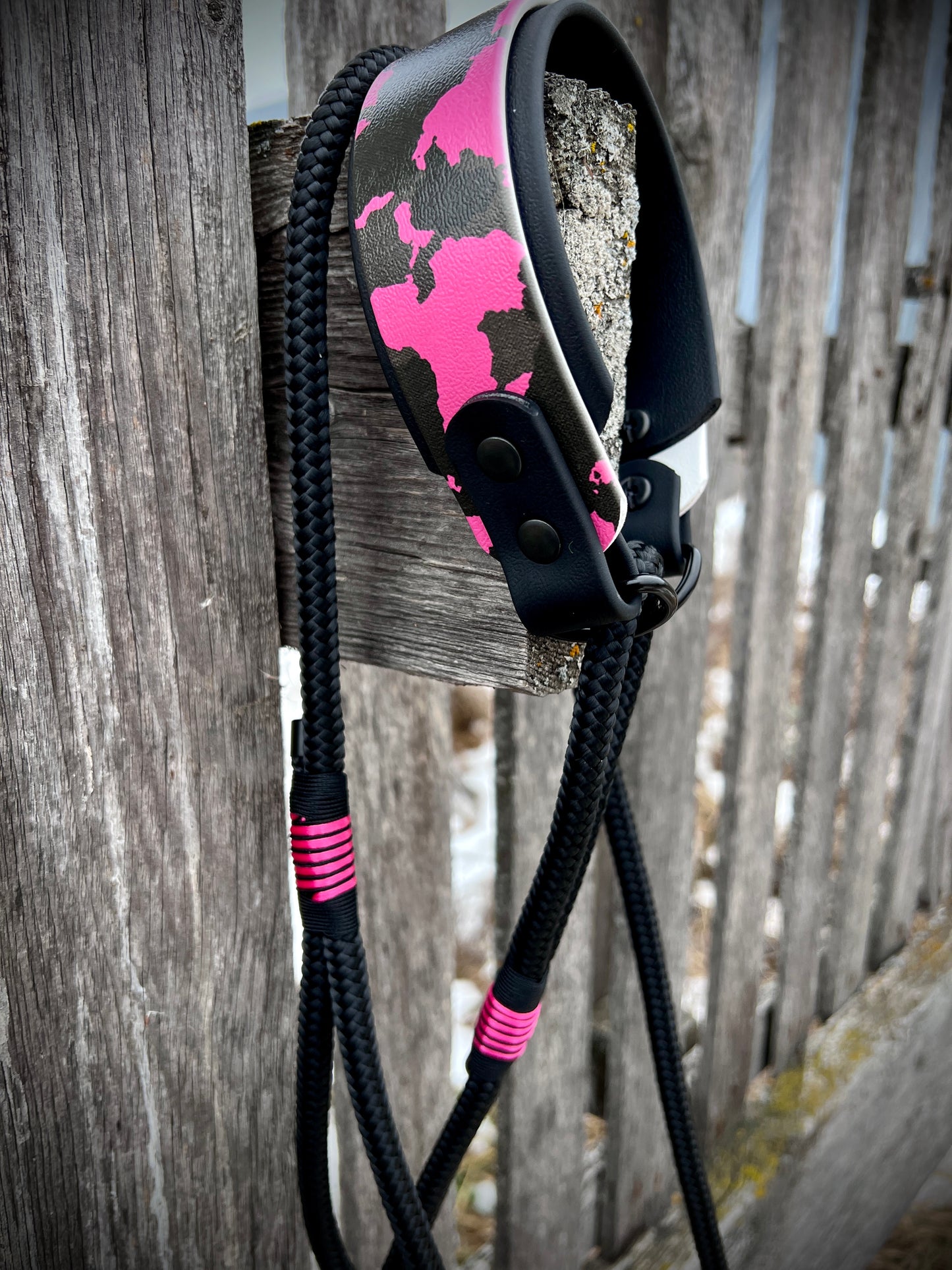 Biothane-Rope Martingale Leash "Print"