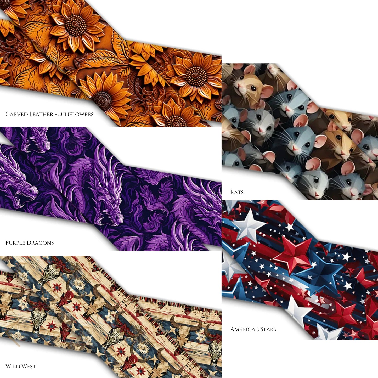French Martingale Leash "Print"
