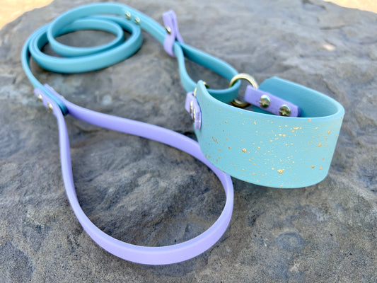 French Martingale Leash Single 1.5 "Speckled"