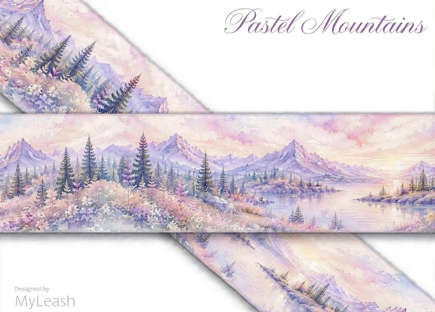 Biothane-Rope Martingale Leash "Print"