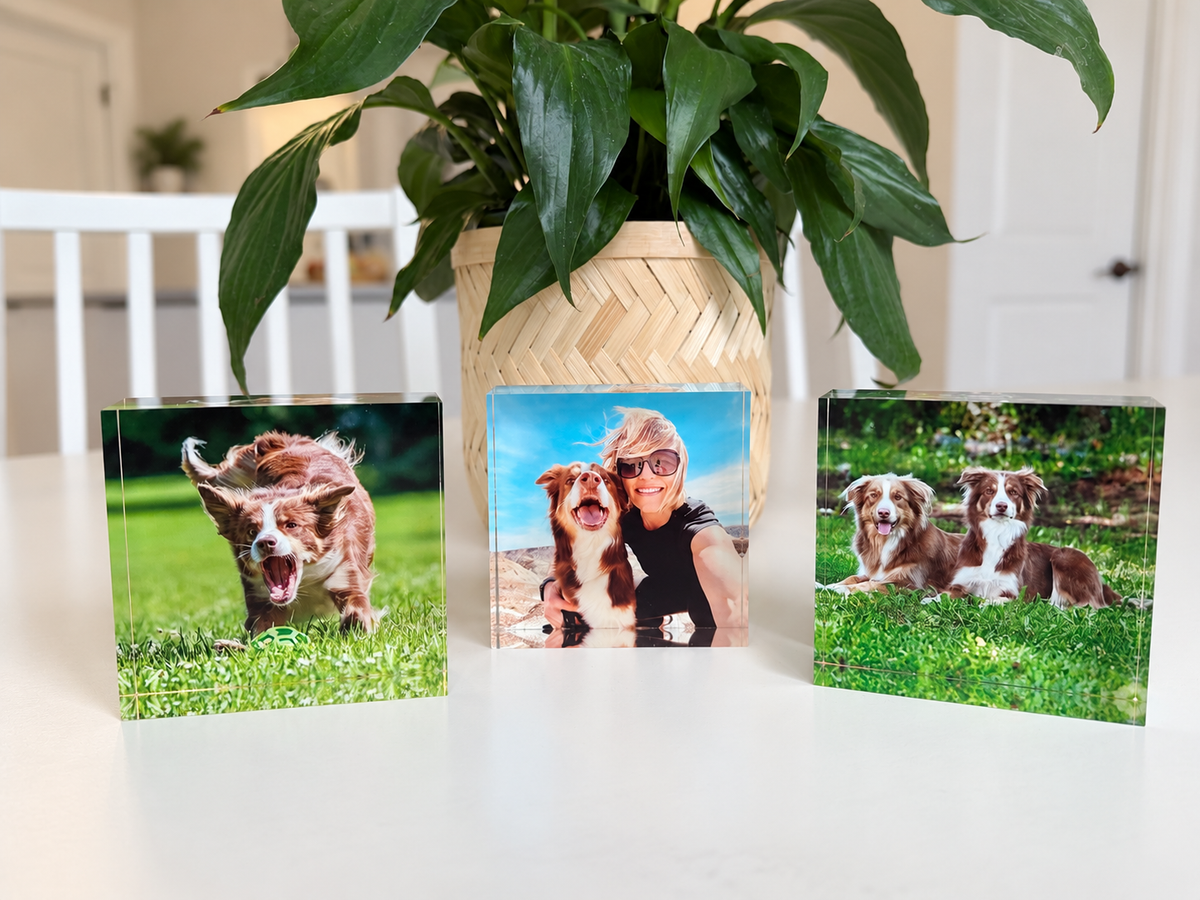 Custom Acrylic Photo Block  3" × 3"