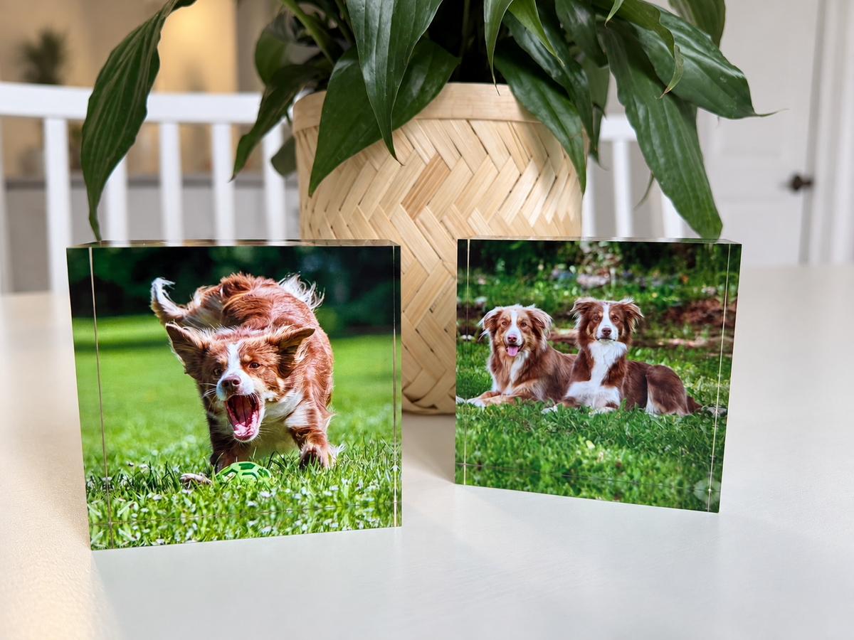 Custom Acrylic Photo Block  3" × 3"