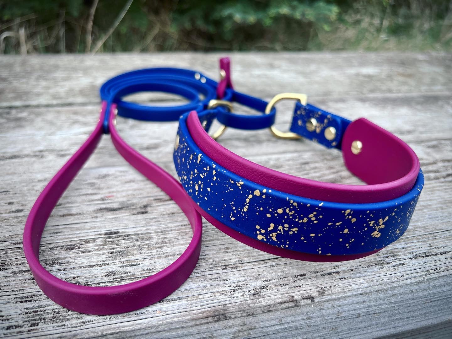 French Martingale Leash "Speckled"
