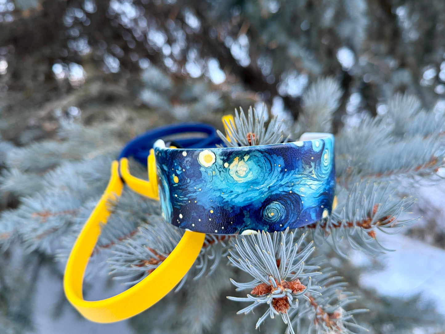 French Martingale Leashes "Starry Night"
