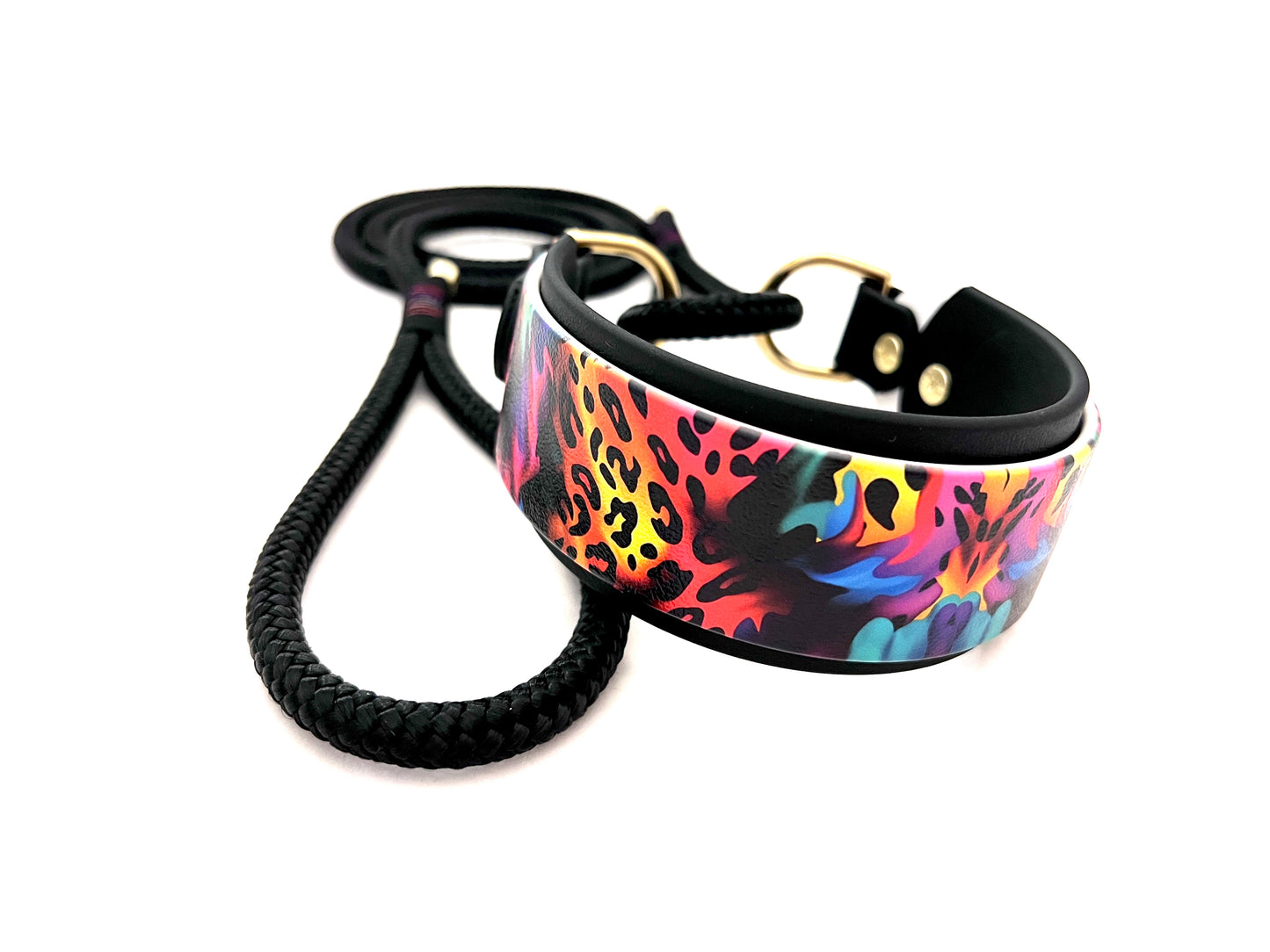 Biothane-Rope Martingale Leash "Print"