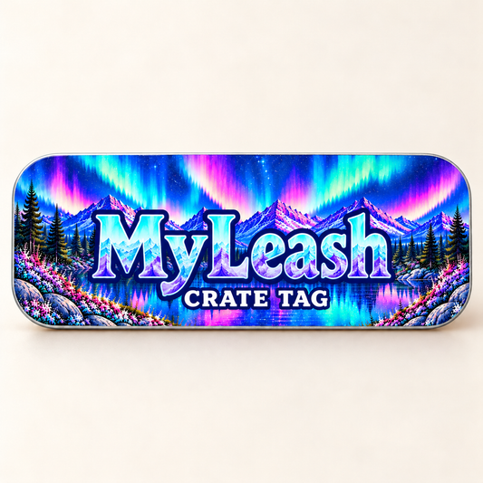 Custom Aluminum Crate Tag